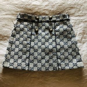❤️SOLD❤️ Gucci Double G Skirt Girls Sz 4